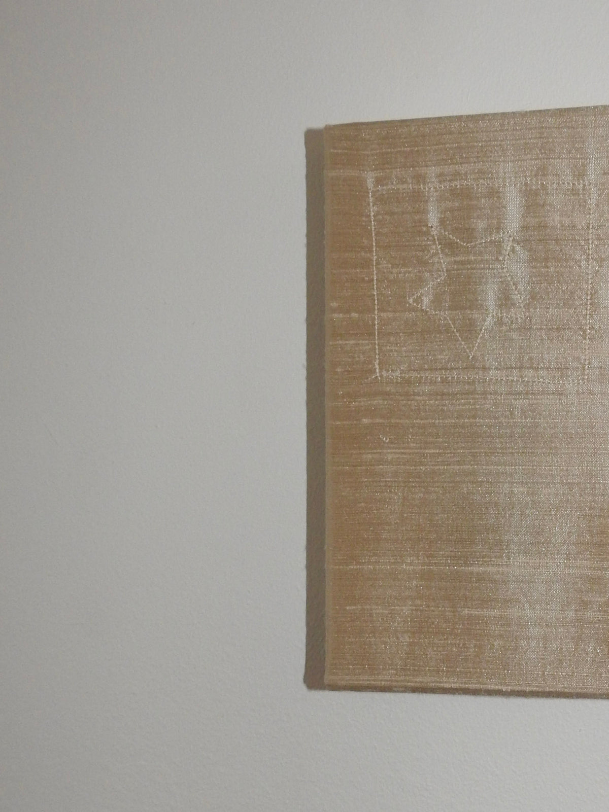 "Rayons De Lune", Silk Canvas, Ivory