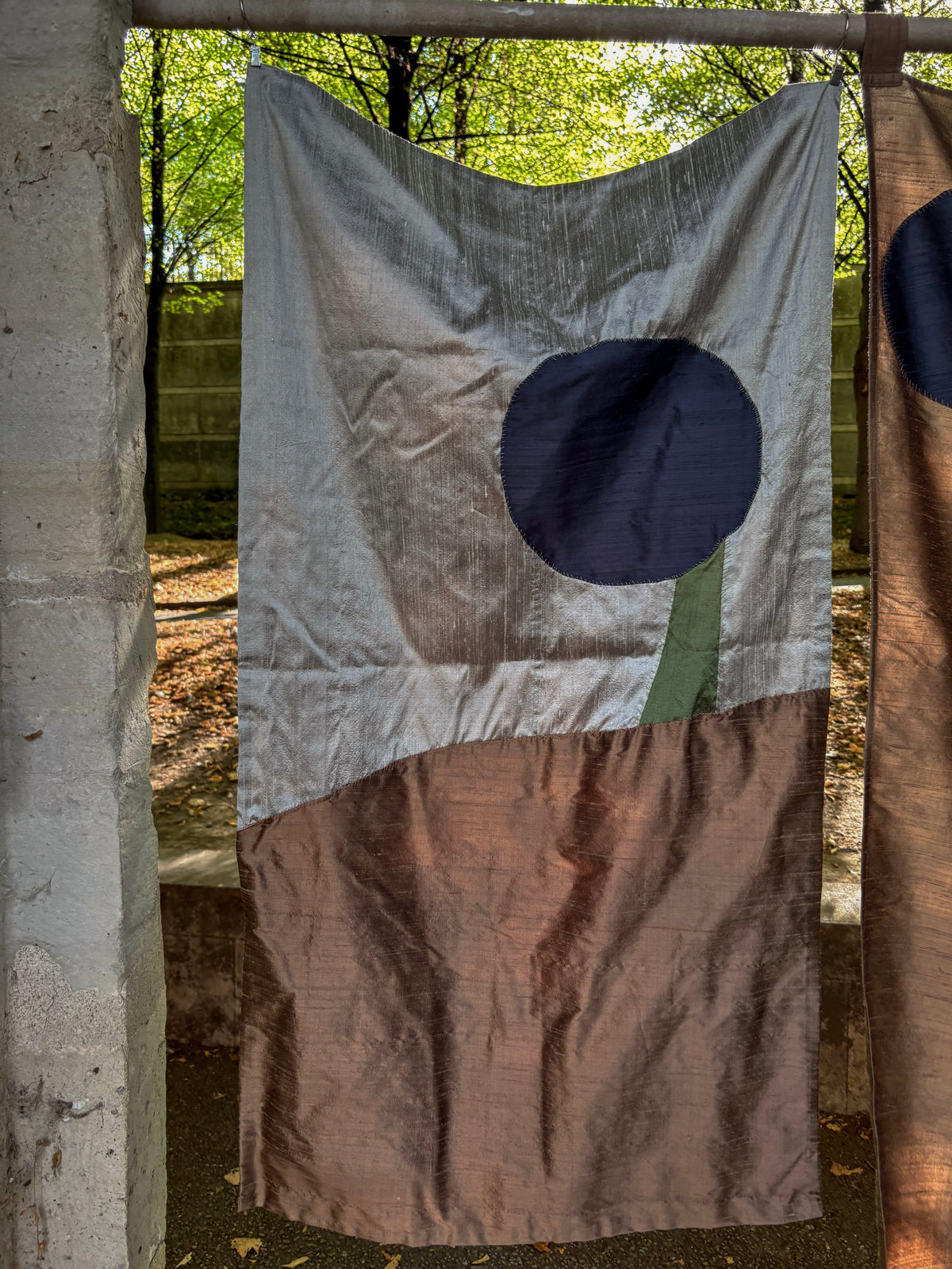"Roots" 2/3, Expressive Craftsmanship, Silk