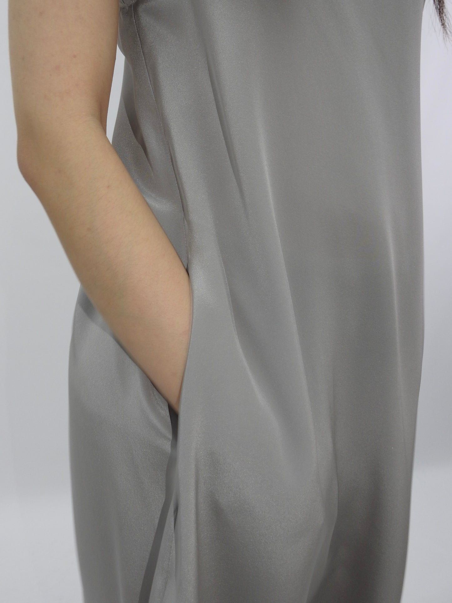 "Vase Dress" Cobble, Silk