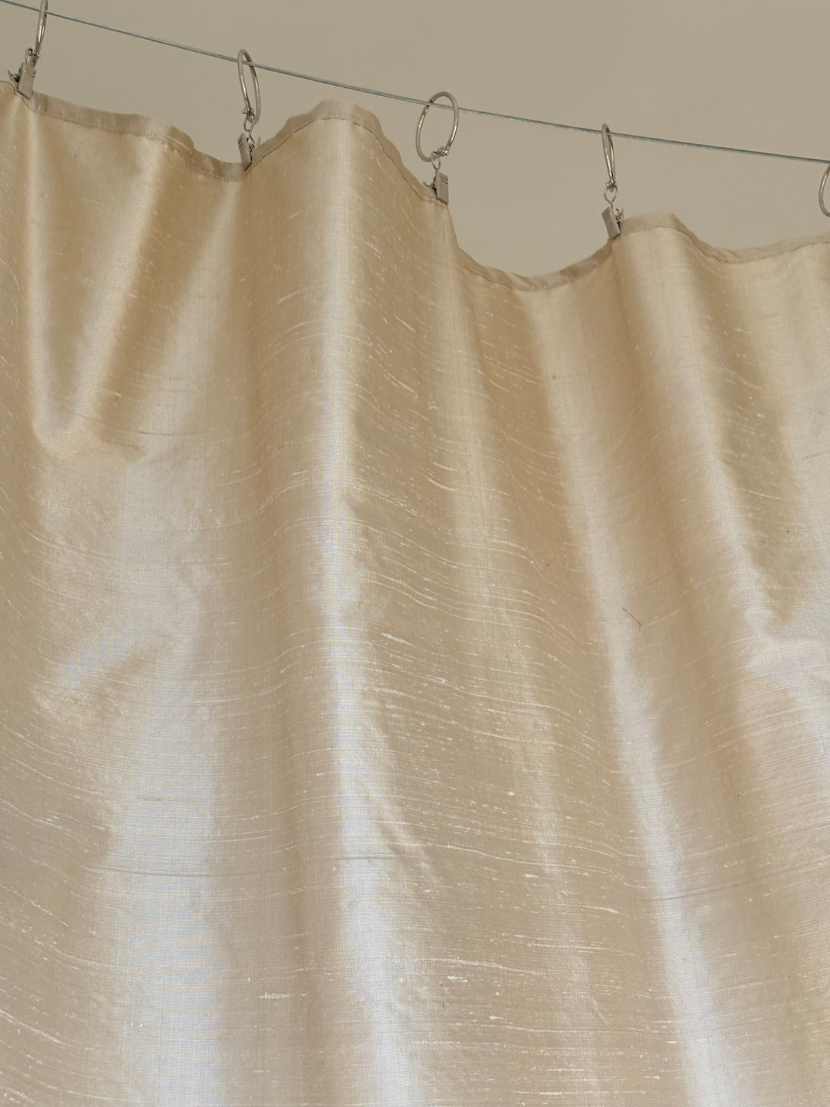 "Curtain" Ivory, Silk