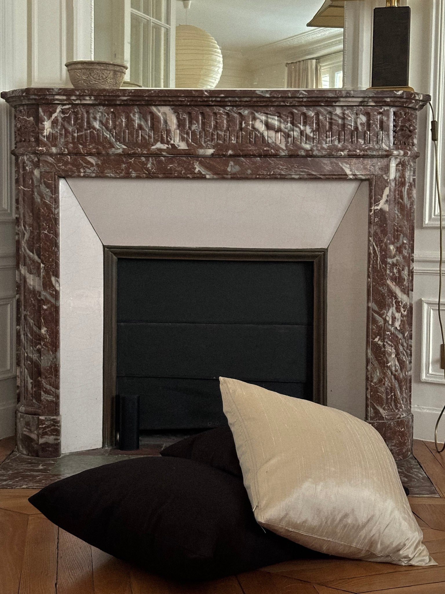 "Pillow" Black, Japanese Cotton