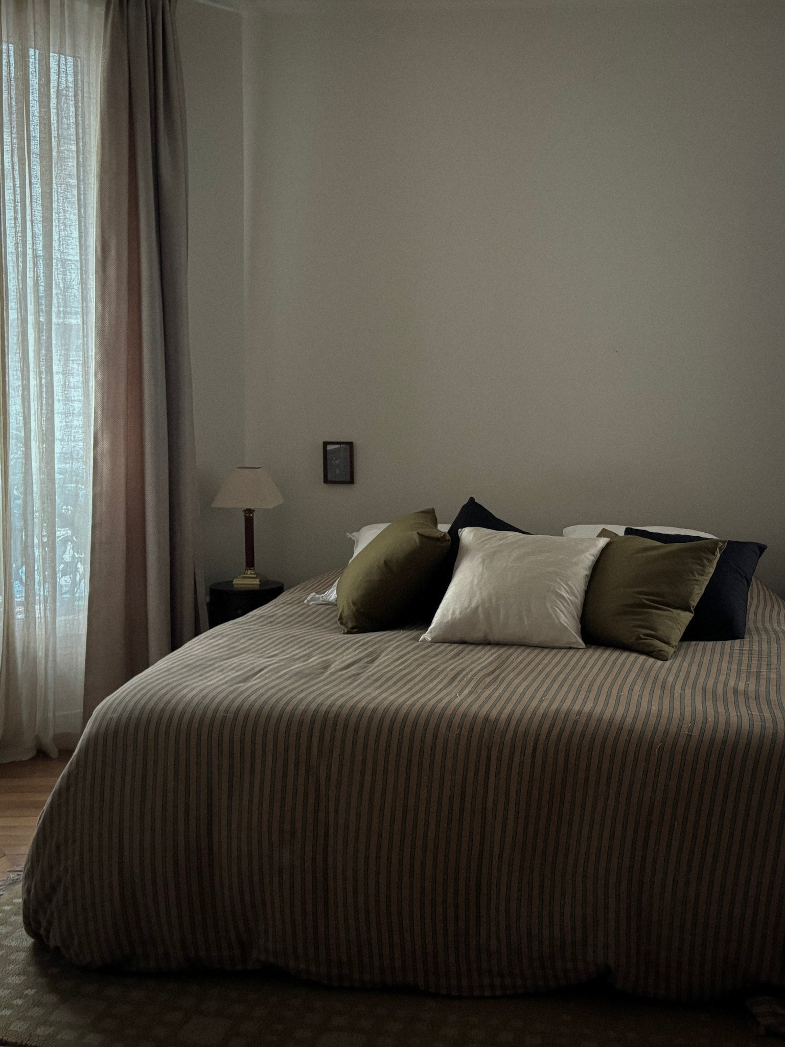 "Pillow" Green, Japanese Cotton