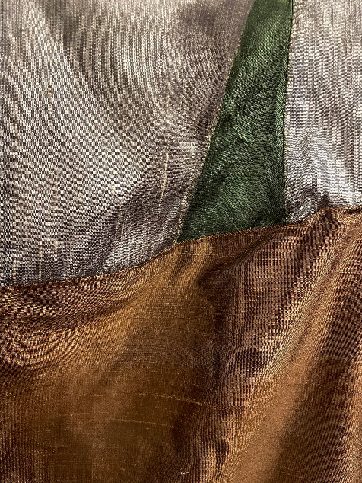 "Roots" 2/3, Expressive Craftsmanship, Silk