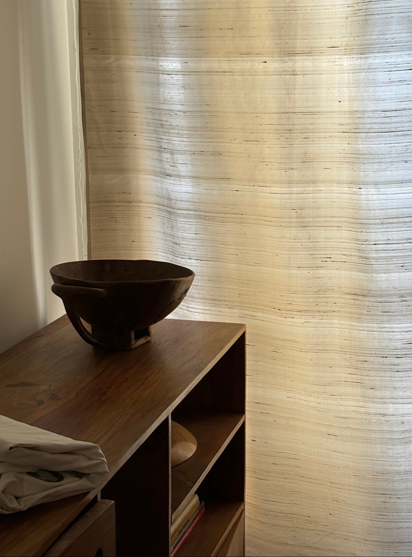 "Curtain" Ivory, Silk