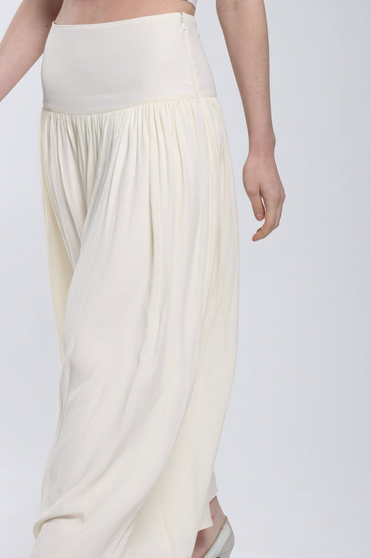 "Long Skirt" Ivory, Silk
