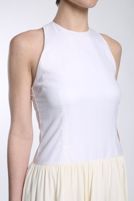 "Dress" Ivory, Silk