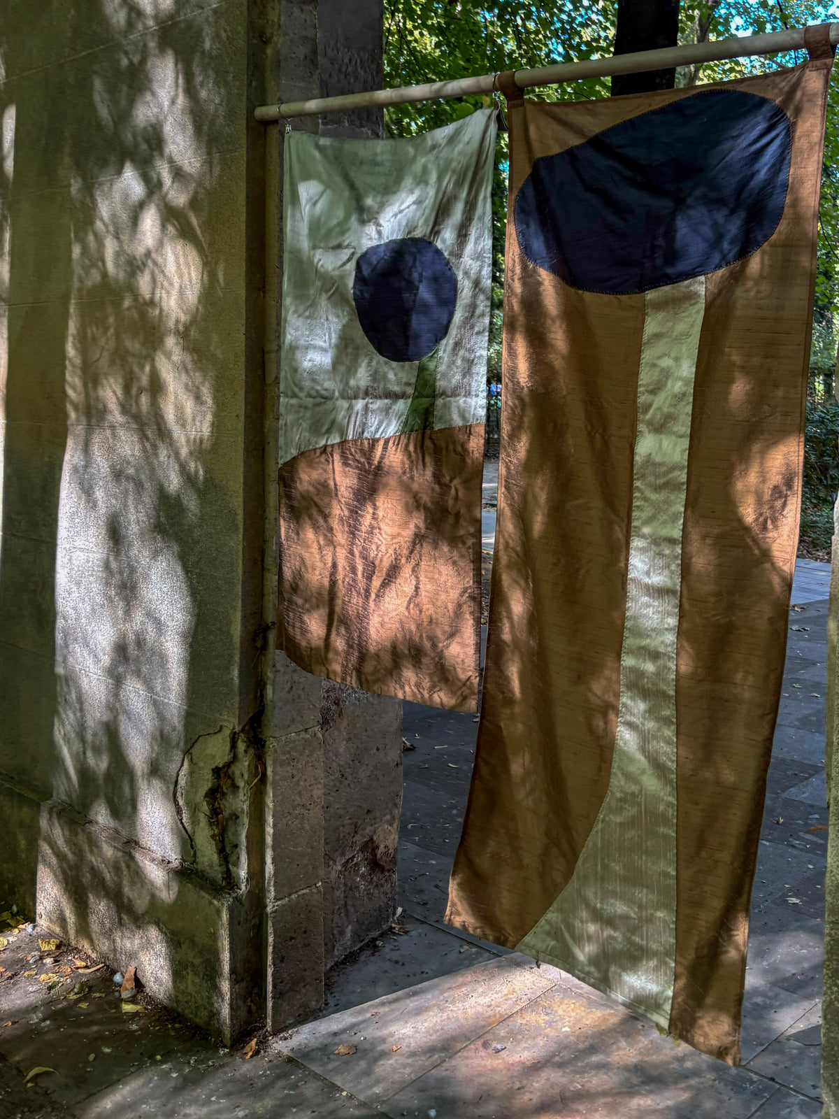 "Roots" 2/3, Expressive Craftsmanship, Silk