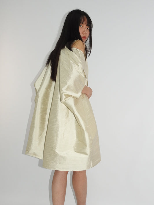 "Short Jacket" Ivory, Silk