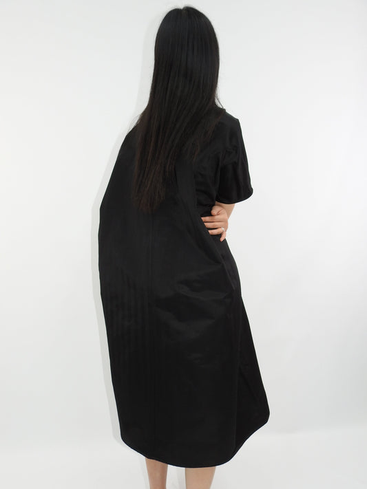 "One-Size Dress" Black, Cotton