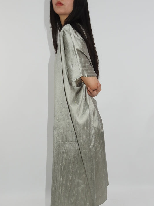 "One-Size Dress" Grey, Silk
