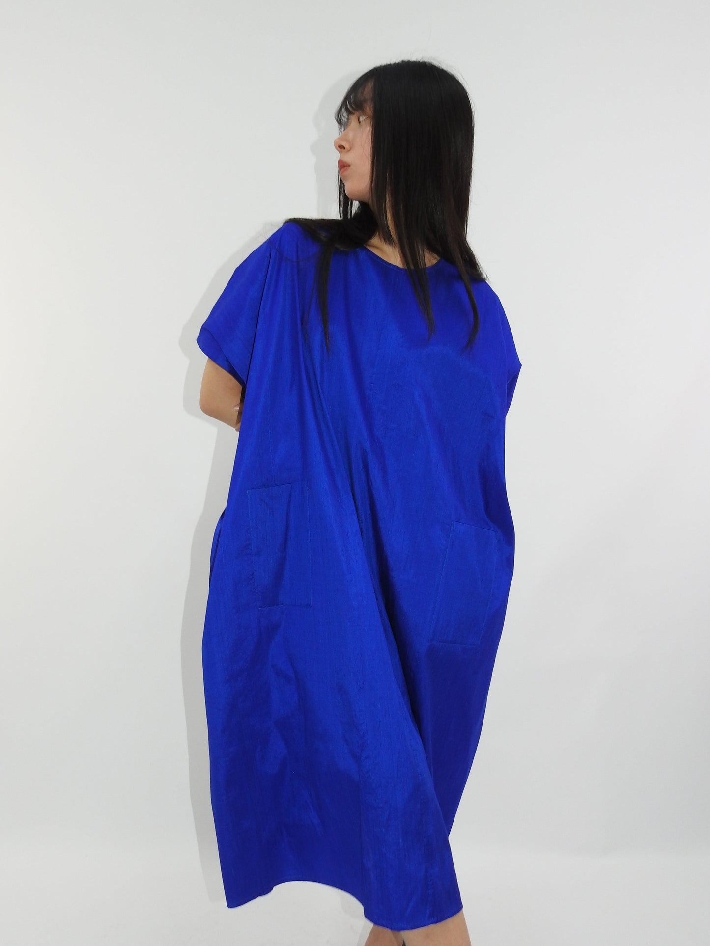 "One-Size Dress" Blue Blue, Silk