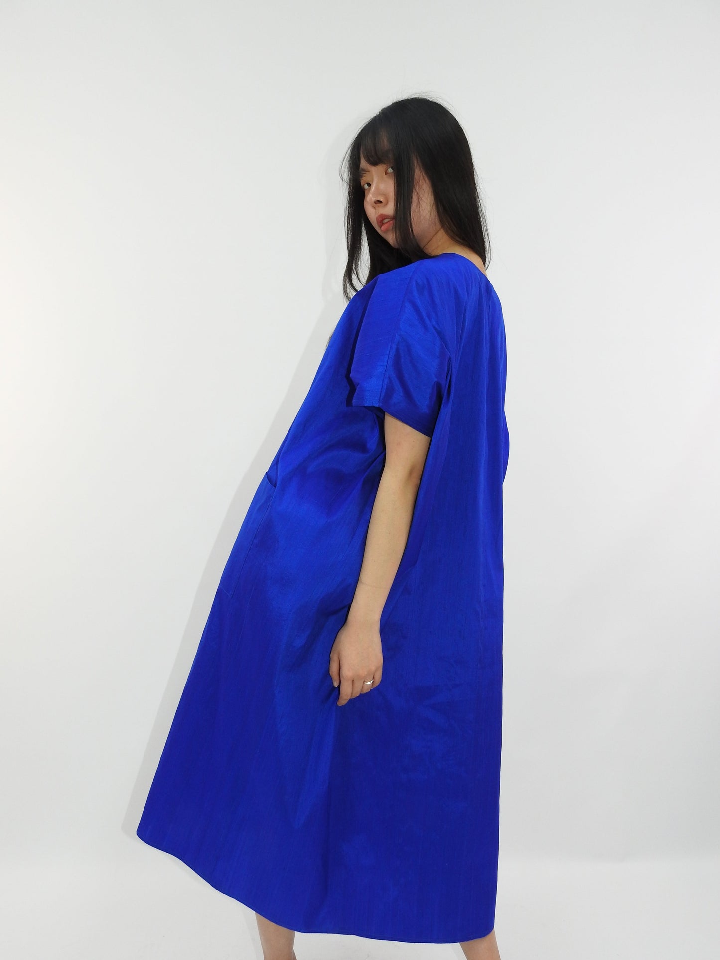 "One-Size Dress" Blue Blue, Silk
