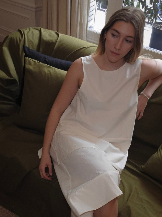 "Pillow" Green, Japanese Cotton