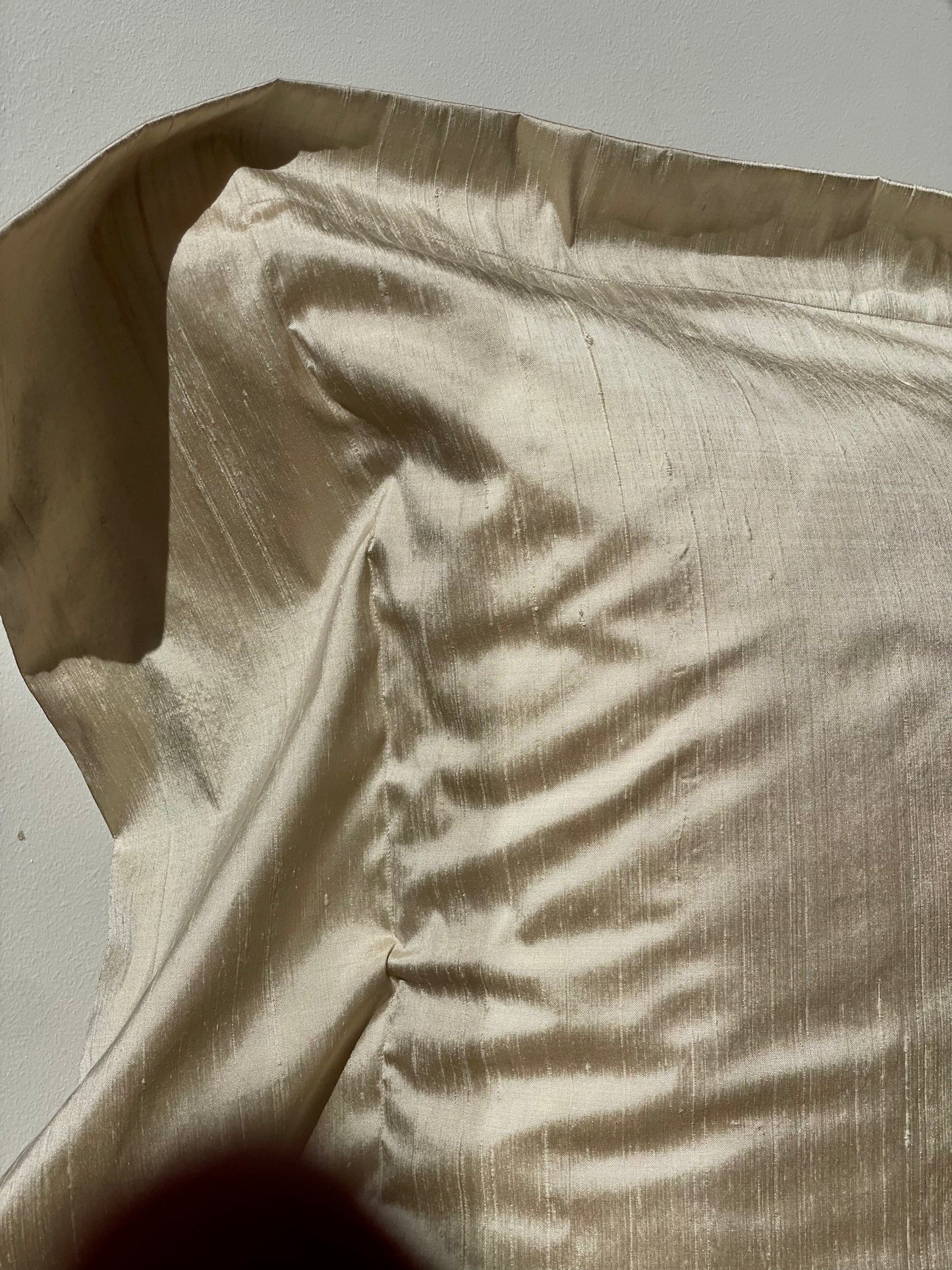"Sunday Afternoon Pillow" Ivory, Silk